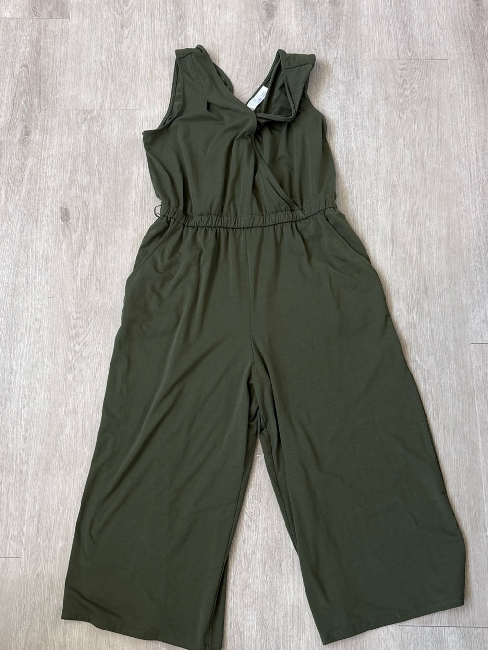 Time and Tru olive green jumpsuit